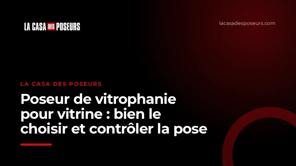 Visuel de l'article : poseur de vitrophanie pour vitrine, bien le choisir et contrôler la pose