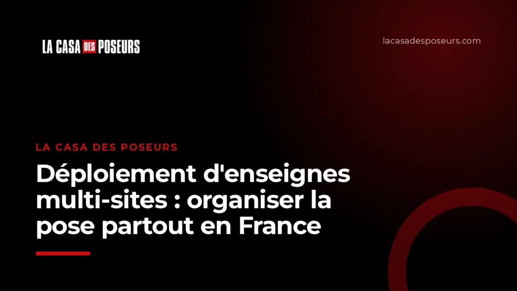 Visuel de l'article : déploiement d'enseignes multi-sites, organiser la pose partout en France